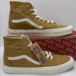 Vans Sk8-Hi Tapered Eco Theory Mustard Gold Womens Size 10